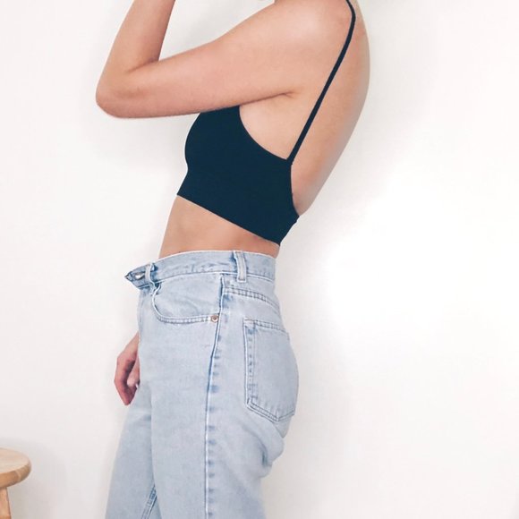 Low Back Bralette Duo Set of 2 Crop Tops - Picture 10 of 13